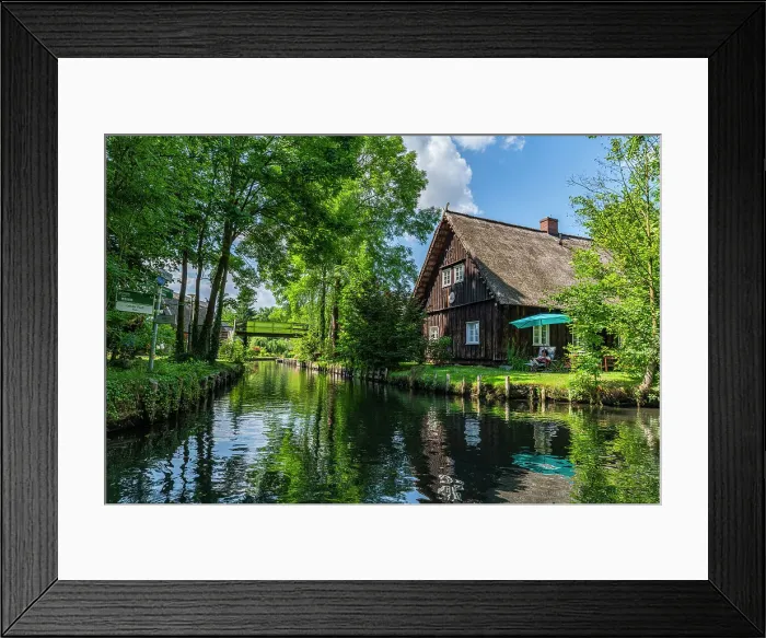 Framed Print : Wooden house, UNESCO Biosphere Reserve, Spree Forest, Brandenburg, Germany, Europe Framed Print : Wooden house, UNESCO Biosphere Reserve, Spree Forest, Brandenburg, Germany, Europe