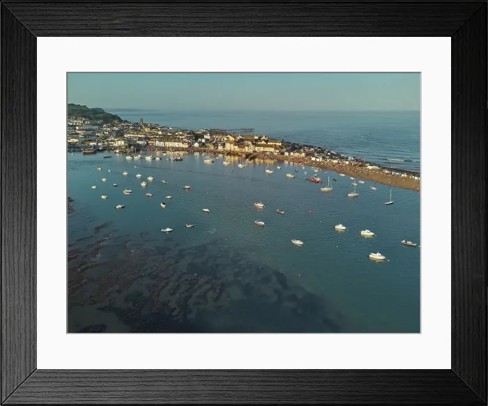 Framed Print : An aerial view of the town and harbour of Teignmouth, sitting in the mouth of the River Teign, south coast of Devon, England, United Kingdom, Europe Framed Print : An aerial view of the town and harbour of Teignmouth, sitting in the mouth of the River Teign, south coast of Devon, England, United Kingdom, Europe