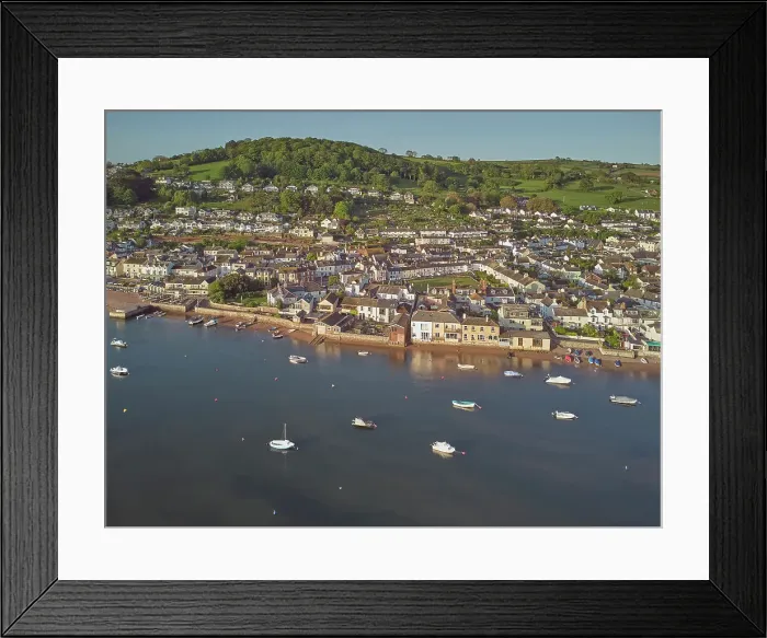 Framed Print : An aerial view of Shaldon, a popular village on the shore of the estuary of the River Teign, near Teignmouth, on the south coast of Devon, England, United Kingdom, Europe Framed Print : An aerial view of Shaldon, a popular village on the shore of the estuary of the River Teign, near Teignmouth, on the south coast of Devon, England, United Kingdom, Europe