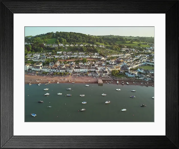 Framed Print : An aerial view of Shaldon, a popular village on the shore of the River Teign estuary, near Teignmouth, south coast of Devon, England, United Kingdom, Europe Framed Print : An aerial view of Shaldon, a popular village on the shore of the River Teign estuary, near Teignmouth, south coast of Devon, England, United Kingdom, Europe