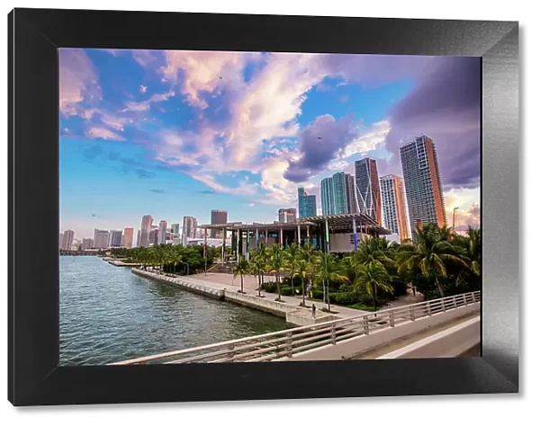 Miami Skyline, Florida, United States of America, North America