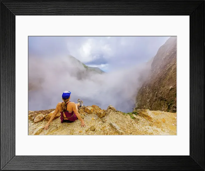 Framed Print : Boiling Lake Hike, Dominica, Windward Islands, West Indies, Caribbean, Central America Framed Print : Boiling Lake Hike, Dominica, Windward Islands, West Indies, Caribbean, Central America