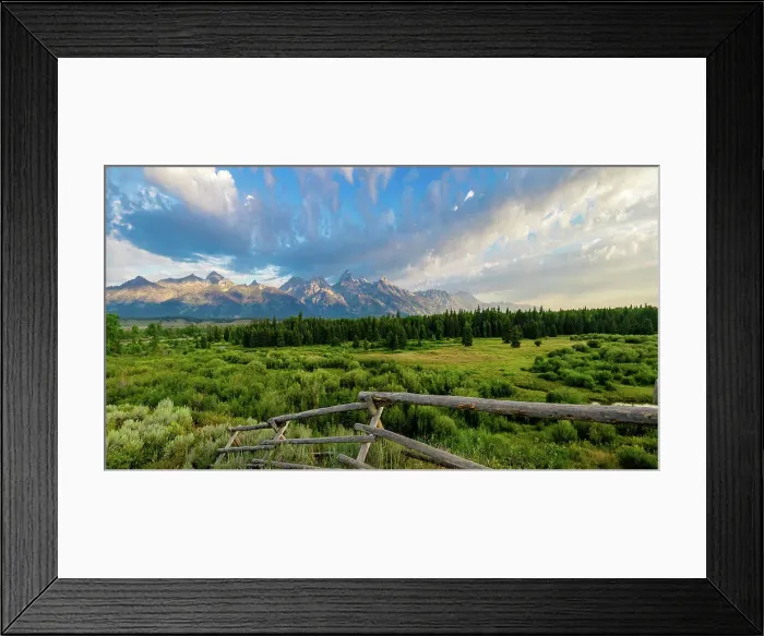 Framed Print : Grand Teton National Park plains and mountains, Jackson, Wyoming, United States of America, North America Framed Print : Grand Teton National Park plains and mountains, Jackson, Wyoming, United States of America, North America