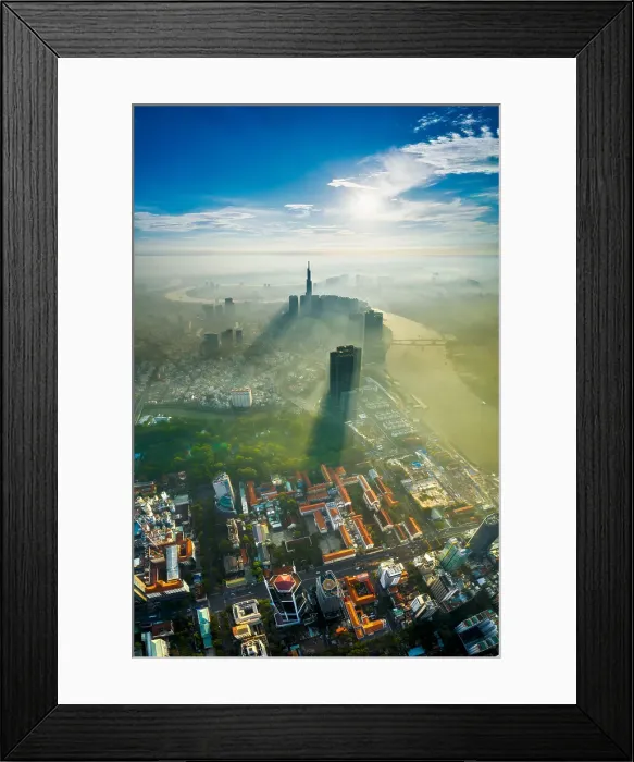 Framed Print : Landmark 81, the highest building in Vietnam, Ho Chi Minh City, Vietnam, Indochina, Southeast Asia, Asia