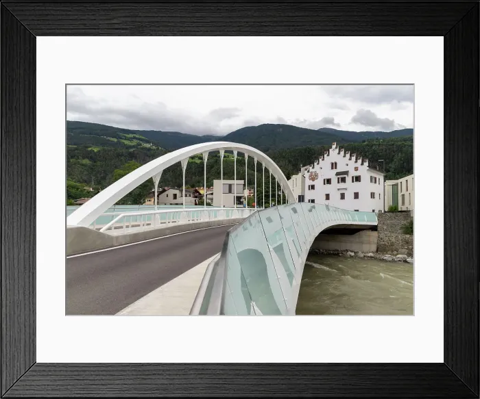 Framed Print : Andreas Hofer bridge over the River Rienz, Brixen, Sudtirol (South Tyrol) (Province of Bolzano), Italy, Europe Framed Print : Andreas Hofer bridge over the River Rienz, Brixen, Sudtirol (South Tyrol) (Province of Bolzano), Italy, Europe
