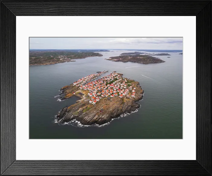 Framed Print : Aerial view of the island and the fishing village of Astol, Tjorn municipality, Vastra Gotaland, Gotaland, Sweden, Scandinavia, Europe Framed Print : Aerial view of the island and the fishing village of Astol, Tjorn municipality, Vastra Gotaland, Gotaland, Sweden, Scandinavia, Europe