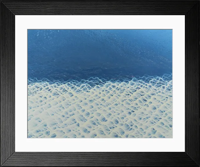 Framed Print : Aerial abstract view of Icelandic river, Iceland, Polar Regions Framed Print : Aerial abstract view of Icelandic river, Iceland, Polar Regions