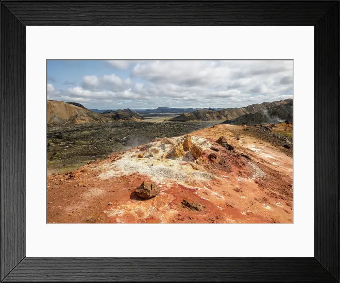 Framed Print : The geothermal zone in Landmannalaugar, Iceland, Polar Regions Framed Print : The geothermal zone in Landmannalaugar, Iceland, Polar Regions