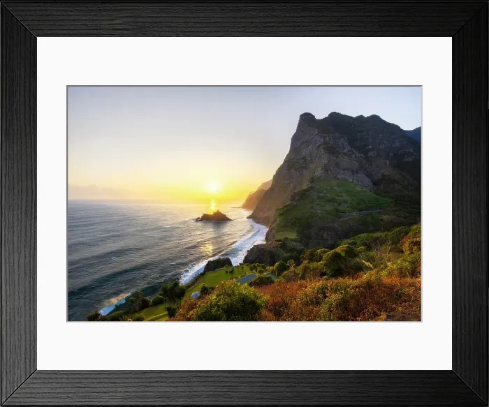 Framed Print : Sunrise from Miradouro de Sao Cristovao, Sao Vicente, Madeira, Portugal, Atlantic, Europe Framed Print : Sunrise from Miradouro de Sao Cristovao, Sao Vicente, Madeira, Portugal, Atlantic, Europe
