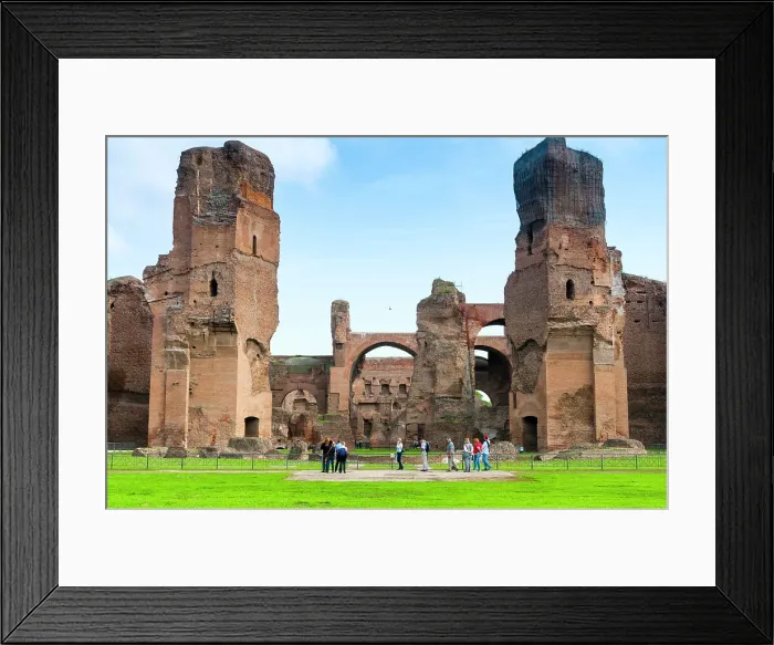 Framed Print : Exterior, Baths of Caracalla, UNESCO World Heritage Site, Rome, Latium (Lazio), Italy, Europe Framed Print : Exterior, Baths of Caracalla, UNESCO World Heritage Site, Rome, Latium (Lazio), Italy, Europe