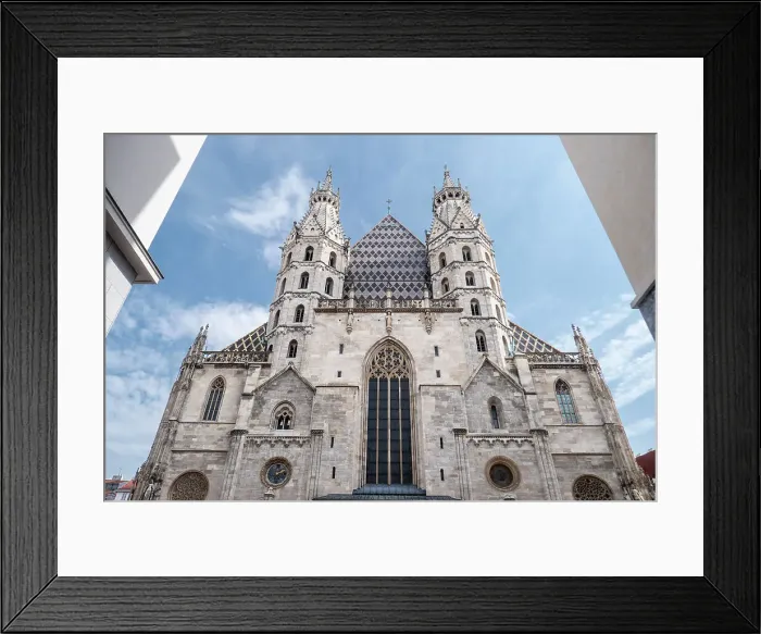 Framed Print : West front, St. Stephens Cathedral, Vienna, Austria, Europe Framed Print : West front, St. Stephens Cathedral, Vienna, Austria, Europe