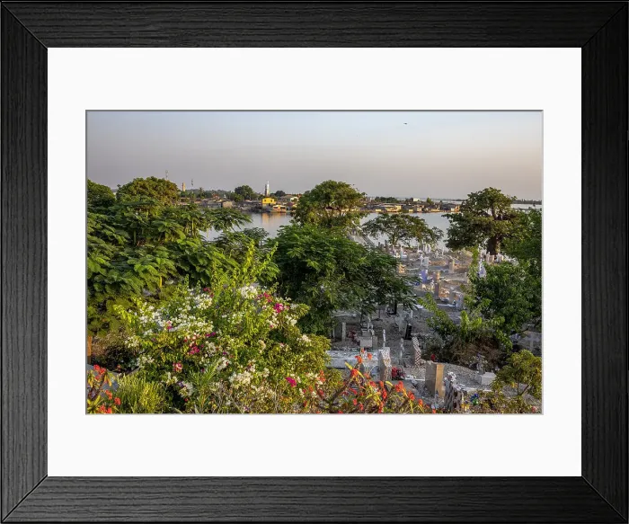 Framed Print : Catholic graveyard in Fadiouth, Senegal, West Africa, Africa Framed Print : Catholic graveyard in Fadiouth, Senegal, West Africa, Africa