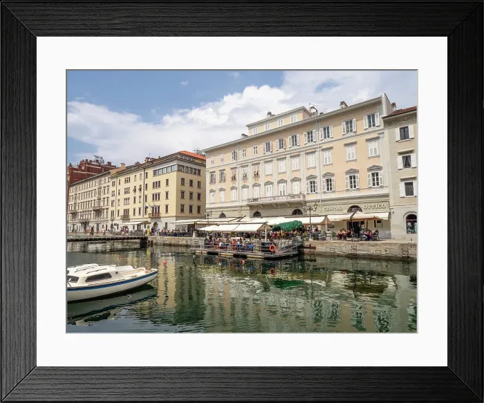 Framed Print : Grand Canal, Trieste, Friuli Venezia Giulia, Italy, Europe