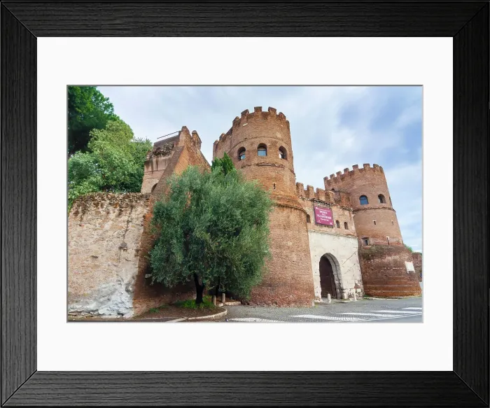 Framed Print : Porta San Paolo (St. Paulus Gate), Roman Aurelian Walls (Mura Aureliane), UNESCO World Heritage Site, Rome, Latium (Lazio), Italy, Europe Framed Print : Porta San Paolo (St. Paulus Gate), Roman Aurelian Walls (Mura Aureliane), UNESCO World Heritage Site, Rome, Latium (Lazio), Italy, Europe