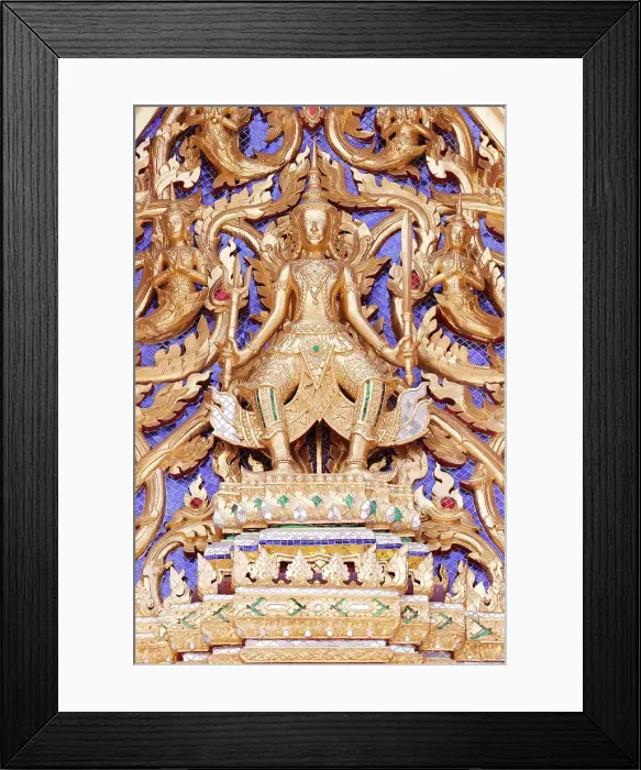 Framed Print : Roof detail, Wat Phra Kaew (Temple of the Emerald Buddha), Bangkok, Thailand, Southeast Asia, Asia Framed Print : Roof detail, Wat Phra Kaew (Temple of the Emerald Buddha), Bangkok, Thailand, Southeast Asia, Asia