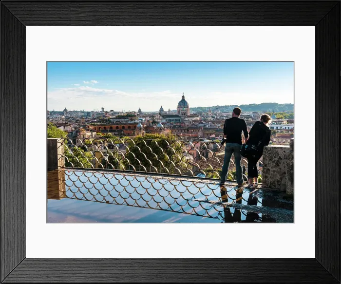 Framed Print : View of Rome, Villa Borghese Gardens, Rome, Latium (Lazio), Italy, Europe Framed Print : View of Rome, Villa Borghese Gardens, Rome, Latium (Lazio), Italy, Europe