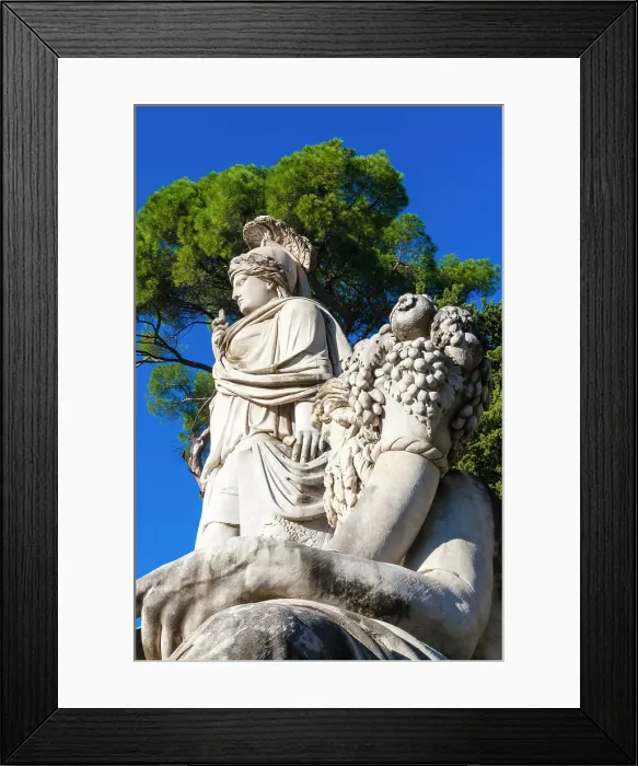 Framed Print : Statue of Dea Roma (Goddess Roma), Piazza del Popolo, UNESCO World Heritage Site, Rome, Latium (Lazio), Italy, Europe Framed Print : Statue of Dea Roma (Goddess Roma), Piazza del Popolo, UNESCO World Heritage Site, Rome, Latium (Lazio), Italy, Europe