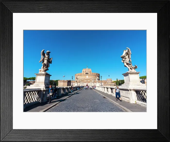 Framed Print : Ponte Sant'Angelo, Mausoleum of Hadrian (Castel Sant'Angelo), UNESCO World Heritage Site, Rome, Latium (Lazio), Italy, Europe Framed Print : Ponte Sant'Angelo, Mausoleum of Hadrian (Castel Sant'Angelo), UNESCO World Heritage Site, Rome, Latium (Lazio), Italy, Europe