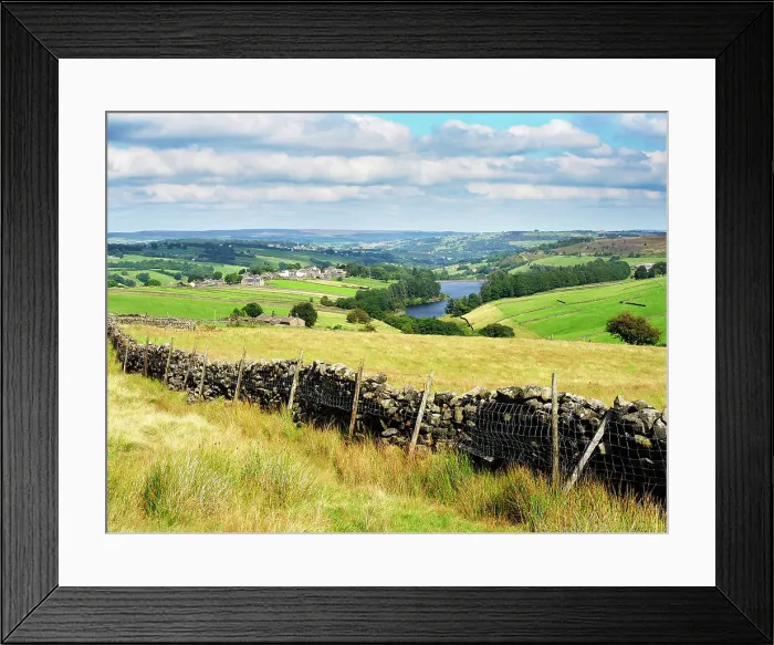 Framed Print : The Worth Valley near Stanbury, Yorkshire, England, United Kingdom, Europe Framed Print : The Worth Valley near Stanbury, Yorkshire, England, United Kingdom, Europe