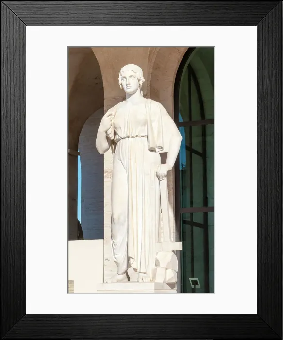 Framed Print : Statue at Palazzo della Civilta Italiana (Palazzo della Civilta del Lavoro) (Square Colosseum), EUR, Rome, Latium (Lazio), Italy, Europe Framed Print : Statue at Palazzo della Civilta Italiana (Palazzo della Civilta del Lavoro) (Square Colosseum), EUR, Rome, Latium (Lazio), Italy, Europe