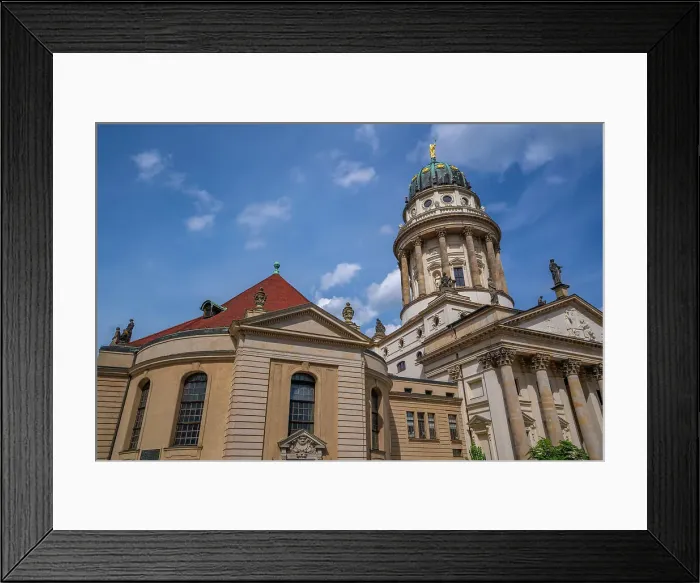 Framed Print : View of Franzosischer Dom, Gendarmenmarkt, Berlin, Germany, Europe