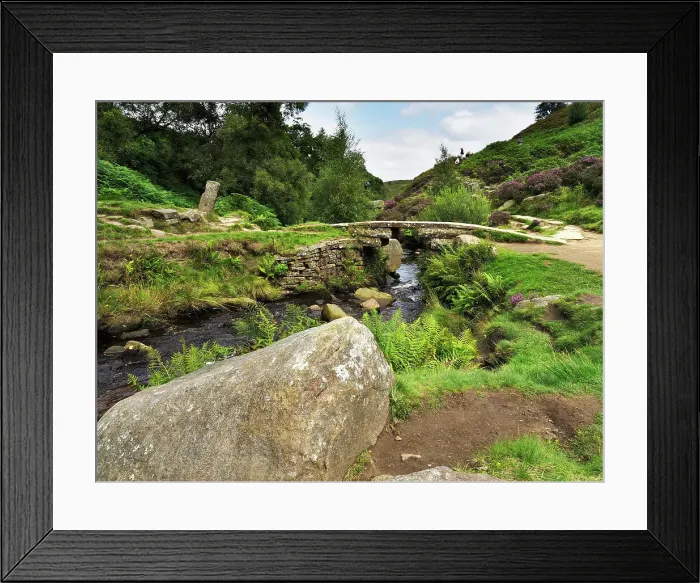 Framed Print : Bronte Bridge on Haworth Moor, Yorkshire, England, United Kingdom, Europe Framed Print : Bronte Bridge on Haworth Moor, Yorkshire, England, United Kingdom, Europe