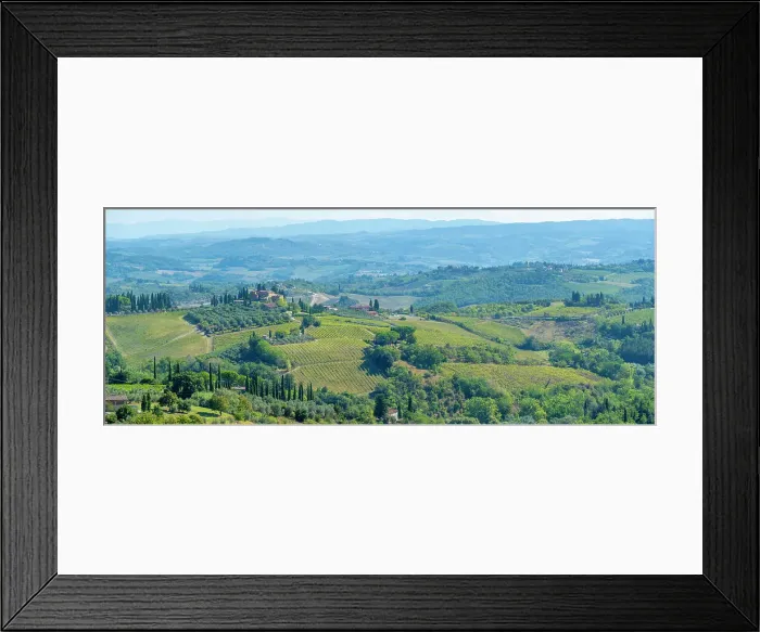 Framed Print : View of vineyards and landscape near San Gimignano, San Gimignano, Province of Siena, Tuscany, Italy, Europe Framed Print : View of vineyards and landscape near San Gimignano, San Gimignano, Province of Siena, Tuscany, Italy, Europe