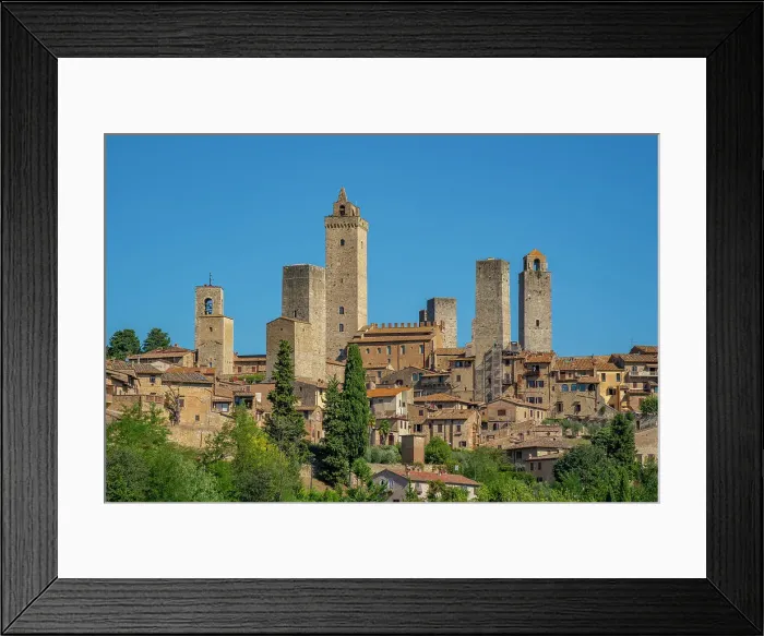Framed Print : View of San Gimignano skyline, San Gimignano, UNESCO World Heritage Site, Province of Siena, Tuscany, Italy, Europe Framed Print : View of San Gimignano skyline, San Gimignano, UNESCO World Heritage Site, Province of Siena, Tuscany, Italy, Europe