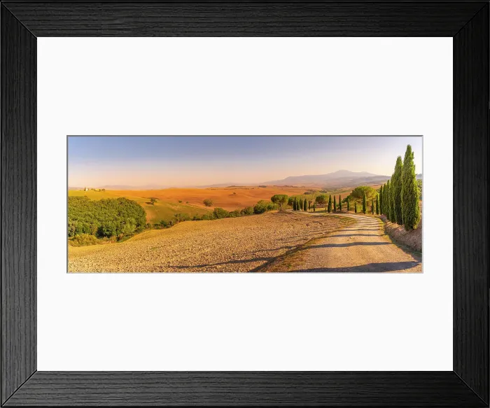 Framed Print : View of cypress trees and landscape in the Val d'Orcia near San Quirico d Orcia, UNESCO World Heritage Site, province of Siena, Tuscany, Italy, Europe Framed Print : View of cypress trees and landscape in the Val d'Orcia near San Quirico d Orcia, UNESCO World Heritage Site, province of Siena, Tuscany, Italy, Europe