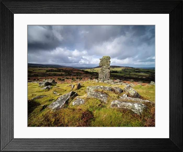 Framed Print : Bowerman's Nose, Dartmoor National Park, Devon, England, United Kingdom, Europe