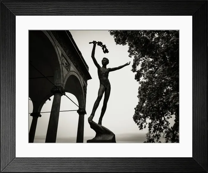 Framed Print : Socha Vitezstvi (Statue of Victory) bronze statue, Queen Anne's Summer Palace, Prague, Czechia (Czech Republic), Europe Framed Print : Socha Vitezstvi (Statue of Victory) bronze statue, Queen Anne's Summer Palace, Prague, Czechia (Czech Republic), Europe