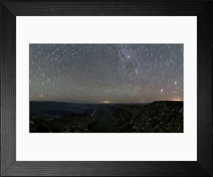 Framed Print : The swirl of stars in the night sky over Grand Canyon South Rim viewed from Navajo Point with the historic Watchtower in the distance on the right, Grand Canyon National Park, UNESCO World Heritage Site, Arizona, United States of America Framed Print : The swirl of stars in the night sky over Grand Canyon South Rim viewed from Navajo Point with the historic Watchtower in the distance on the right, Grand Canyon National Park, UNESCO World Heritage Site, Arizona, United States of America