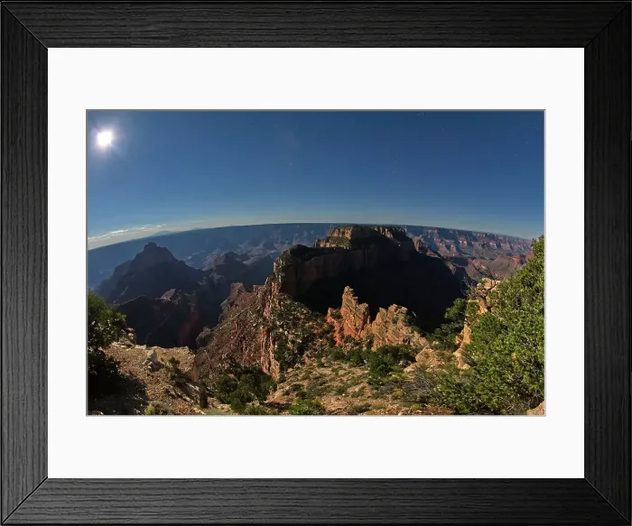 Framed Print : Wotans Throne in moonlight, Grand Canyon North Rim, Grand Canyon, Arizona, United States of America, North America Framed Print : Wotans Throne in moonlight, Grand Canyon North Rim, Grand Canyon, Arizona, United States of America, North America
