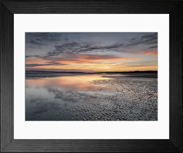 Framed Print : Beach at low tide at sunset, Camber Sands, East Sussex, England, United Kingdom, Europe Framed Print : Beach at low tide at sunset, Camber Sands, East Sussex, England, United Kingdom, Europe