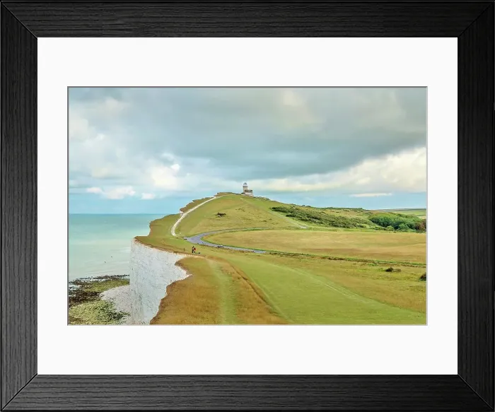 Framed Print : The 19th century Belle Tout lighthouse, now disused, at the cliff edge near Beachy Head, South Downs National Park, East Sussex, England, United Kingdom, Europe Framed Print : The 19th century Belle Tout lighthouse, now disused, at the cliff edge near Beachy Head, South Downs National Park, East Sussex, England, United Kingdom, Europe