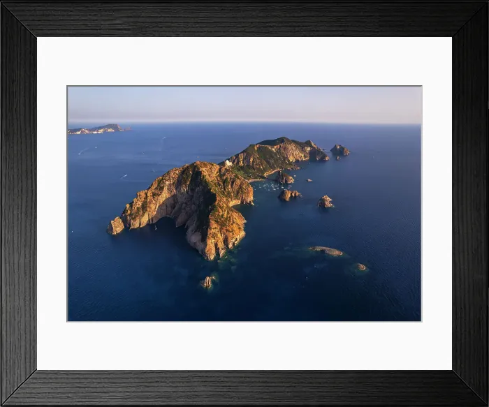 Framed Print : Aerial view of the tiny island of Palmarola at sunset, Ponza municipality, Pontine islands, Tyrrhenian Sea, Latina Province, Latium (Lazio), Italy, Europe Framed Print : Aerial view of the tiny island of Palmarola at sunset, Ponza municipality, Pontine islands, Tyrrhenian Sea, Latina Province, Latium (Lazio), Italy, Europe