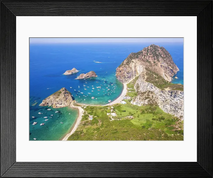 Framed Print : Francese bay and the rock of the Saint Silverio, aerial view, Palmarola island, Ponza municipality, Tyrrhenian Sea, Pontine archipelago, Latina Province, Latium (Lazio), Italy, Europe Framed Print : Francese bay and the rock of the Saint Silverio, aerial view, Palmarola island, Ponza municipality, Tyrrhenian Sea, Pontine archipelago, Latina Province, Latium (Lazio), Italy, Europe