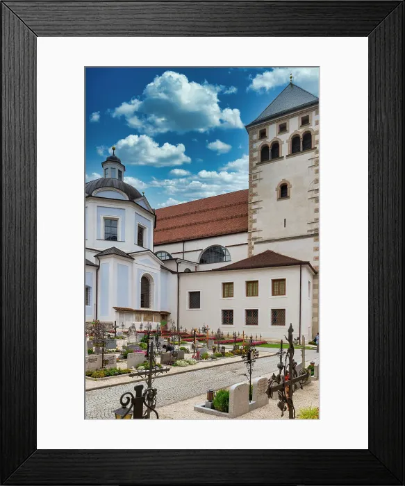 Framed Print : Cemetery, Neustift Convent, Brixen, South Tyrol, Italy, Europe Framed Print : Cemetery, Neustift Convent, Brixen, South Tyrol, Italy, Europe