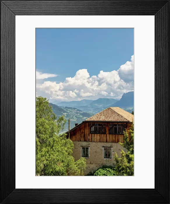 Framed Print : Old medieval farm, Bozen district, Sudtirol (South Tyrol), Italy, Europe Framed Print : Old medieval farm, Bozen district, Sudtirol (South Tyrol), Italy, Europe