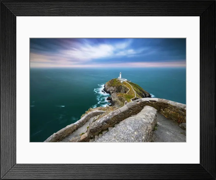Framed Print : South Stack Lighthouse at sunset, Anglesey, Holy Island, Wales, Great Britain, United Kingdom, Europe Framed Print : South Stack Lighthouse at sunset, Anglesey, Holy Island, Wales, Great Britain, United Kingdom, Europe