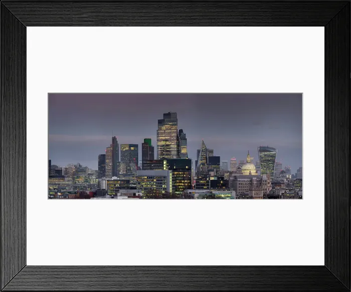 Framed Print : City panorama from Post Building 2023, London, England, United Kingdom, Europe
