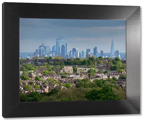 City skyline from Alexandra Palace, London, England, United Kingdom, Europe