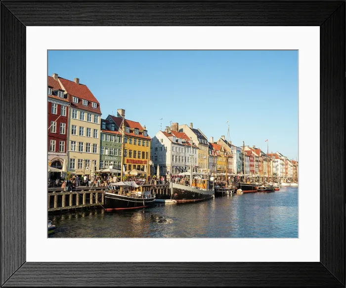 Framed Print : Summer Evening at Nyhavn Harbour, Copenhagen, Denmark, Scandinavia, Europe Framed Print : Summer Evening at Nyhavn Harbour, Copenhagen, Denmark, Scandinavia, Europe