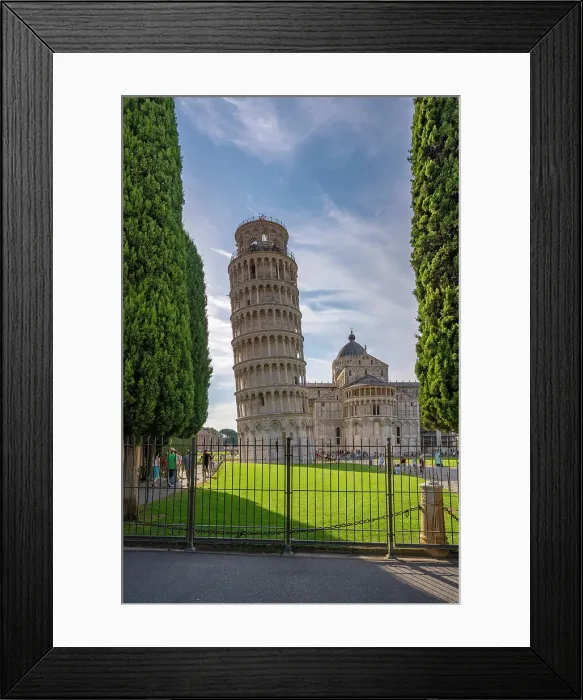 Framed Print : View of Leaning Tower of Pisa, UNESCO World Heritage Site, Pisa, Province of Pisa, Tuscany, Italy, Europe Framed Print : View of Leaning Tower of Pisa, UNESCO World Heritage Site, Pisa, Province of Pisa, Tuscany, Italy, Europe
