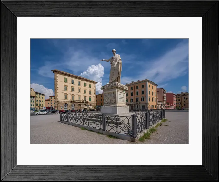 Framed Print : View of Ferdinando III statue in Piazza della Repubblica, Livorno, Province of Livorno, Tuscany, Italy, Europe Framed Print : View of Ferdinando III statue in Piazza della Repubblica, Livorno, Province of Livorno, Tuscany, Italy, Europe