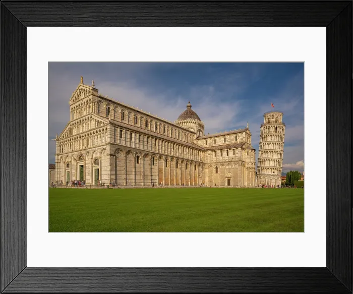 Framed Print : View of Pisa Cathedral and Leaning Tower of Pisa, UNESCO World Heritage Site, Pisa, Province of Pisa, Tuscany, Italy, Europe Framed Print : View of Pisa Cathedral and Leaning Tower of Pisa, UNESCO World Heritage Site, Pisa, Province of Pisa, Tuscany, Italy, Europe