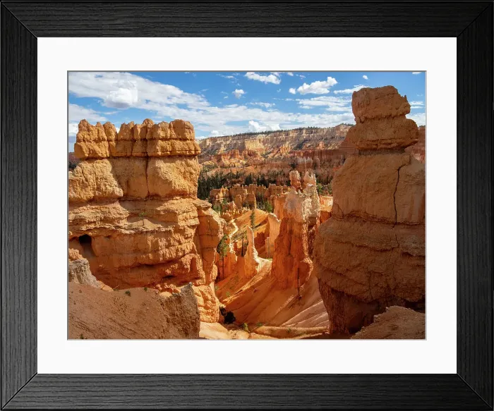 Framed Print : Red rock formations known as hoodoos in Bryce Canyon National Park, Utah, United States of America, North America Framed Print : Red rock formations known as hoodoos in Bryce Canyon National Park, Utah, United States of America, North America