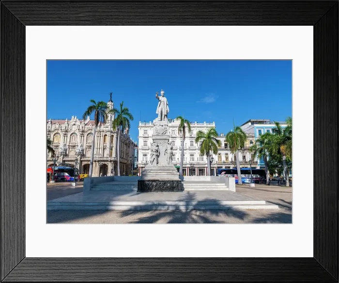 Framed Print : Jose Marti statue in the Parque Central, Havana, Cuba, West Indies, Central America Framed Print : Jose Marti statue in the Parque Central, Havana, Cuba, West Indies, Central America
