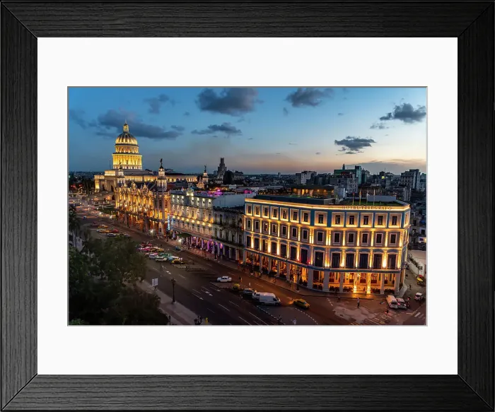 Framed Print : View at night over Havana and its Capitol, Havana, Cuba, West Indies, Central America Framed Print : View at night over Havana and its Capitol, Havana, Cuba, West Indies, Central America