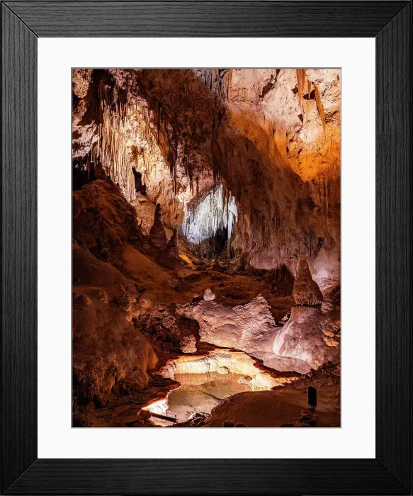 Framed Print : Inside the Big Room at Carlsbad Caverns National Park, UNESCO World Heritage Site, located in the Guadalupe Mountains, New Mexico, United States of America, North America Framed Print : Inside the Big Room at Carlsbad Caverns National Park, UNESCO World Heritage Site, located in the Guadalupe Mountains, New Mexico, United States of America, North America